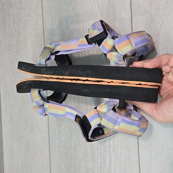 Teva Women's Original Universal Multicolor Sandals Hook&loop Sandals Shoes Sz 7 - Picture 8 of 9